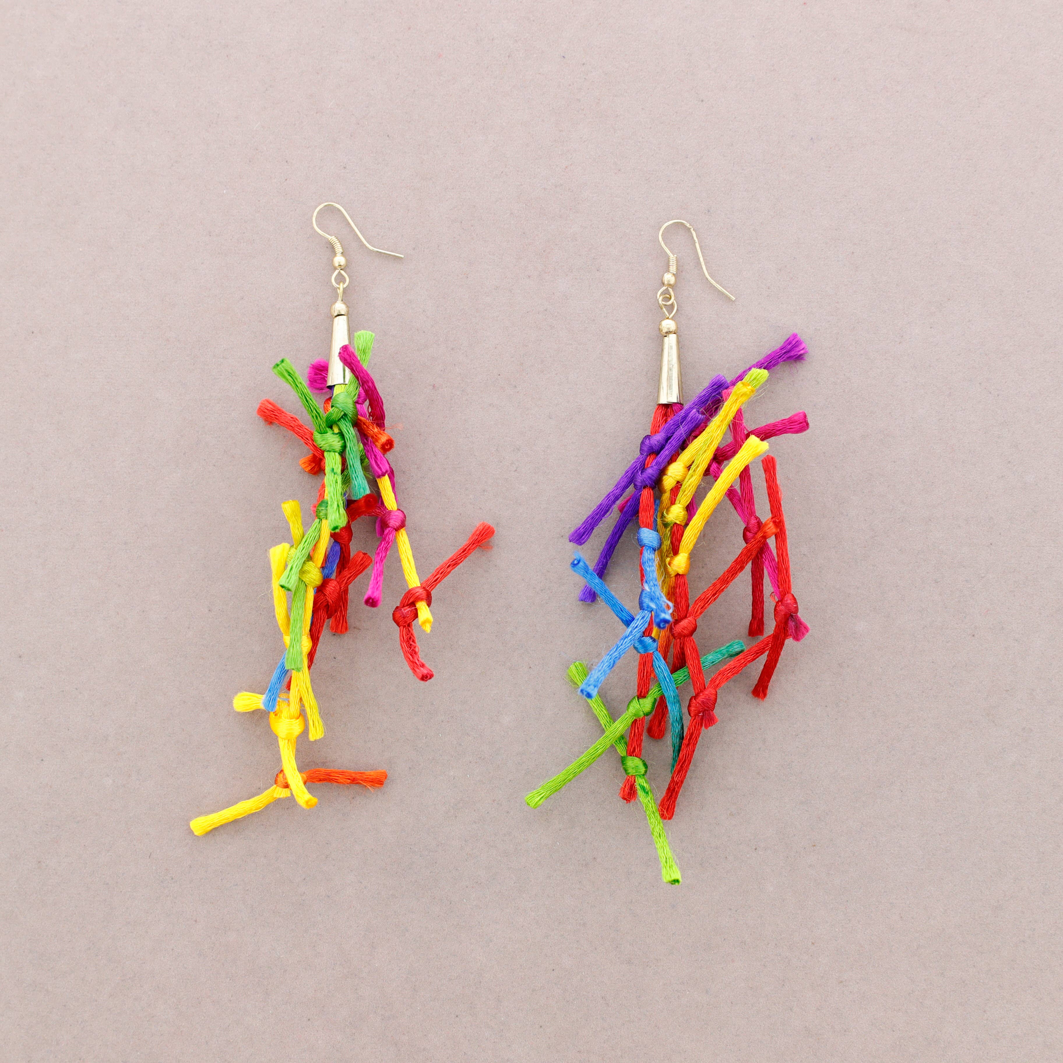 Sonata - Wholesale Snap Jewelry - Ethnic Cord Earrings5