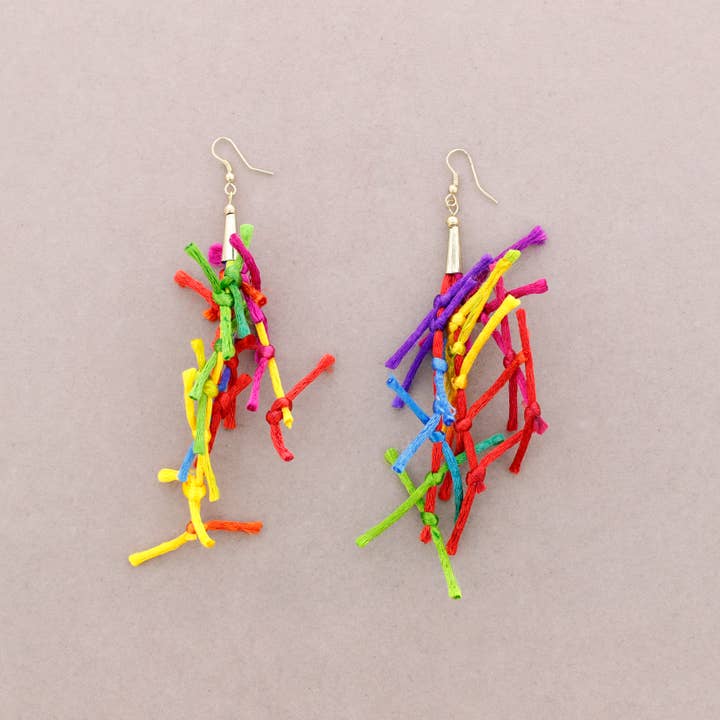 Sonata - Wholesale Snap Jewelry - Ethnic Cord Earrings5