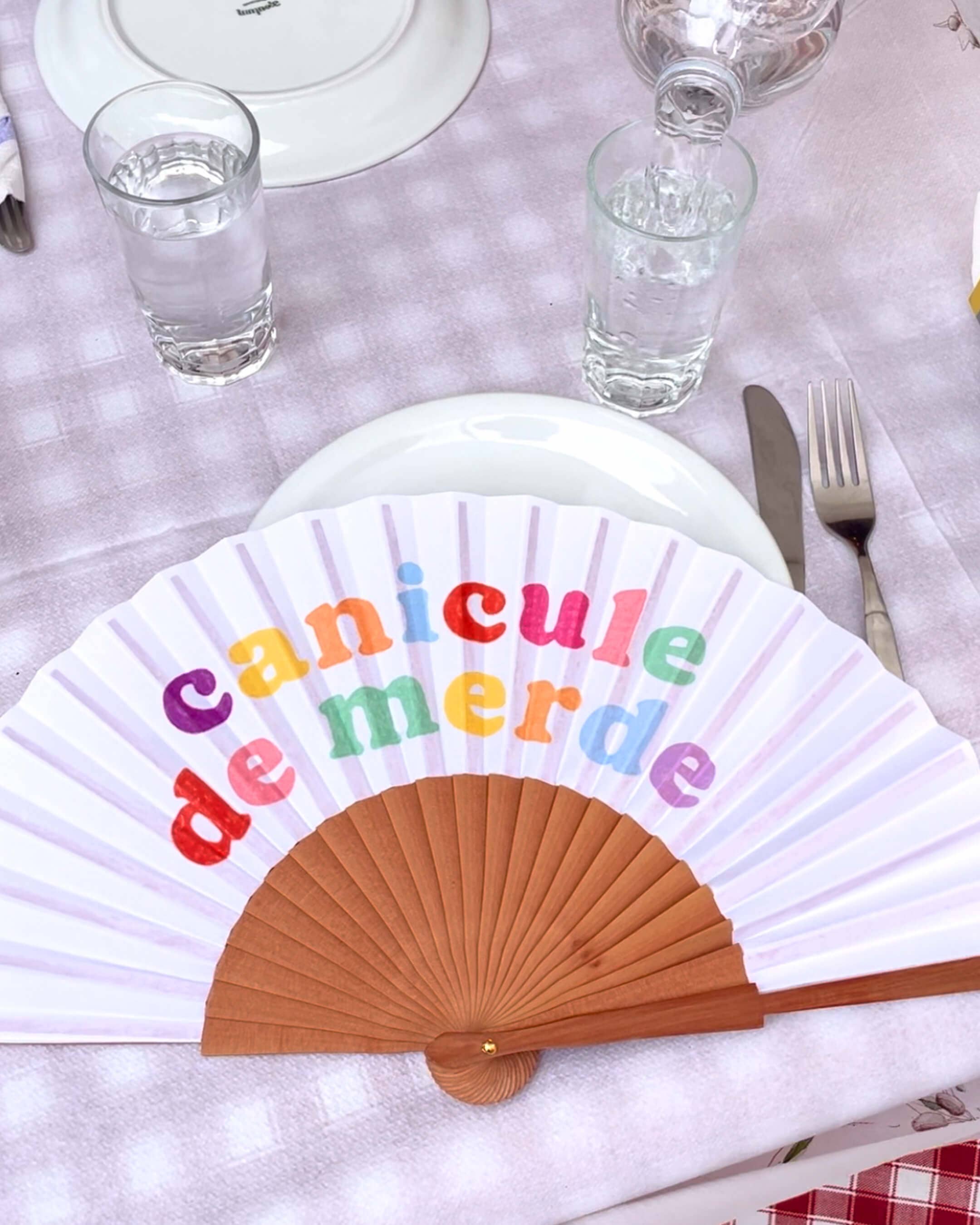 Thomas Gravereau - Venta al por mayor Ventilador plegable de mano - Abanico « Fucking Heatwave »2