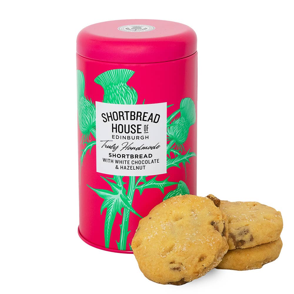 Shortbread House of Edinburgh - Wholesale Cookie - Shortbread House Tin - White Chocolate Hazelnut 140g MP120