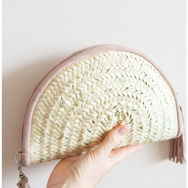 High crafty - Wholesale Makeup/Cosmetic Bag - Pochette maquillage marocaine noire – En palmier et cuir | 31