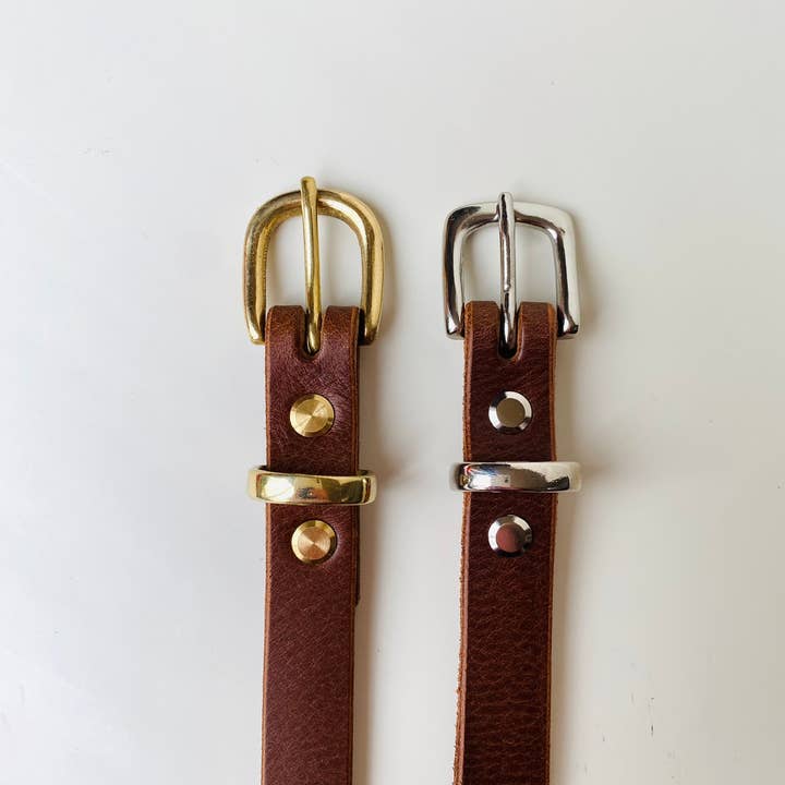 Willow – wholesale Belt – Women's – Handmade Leather Belt - 2cm Wide2