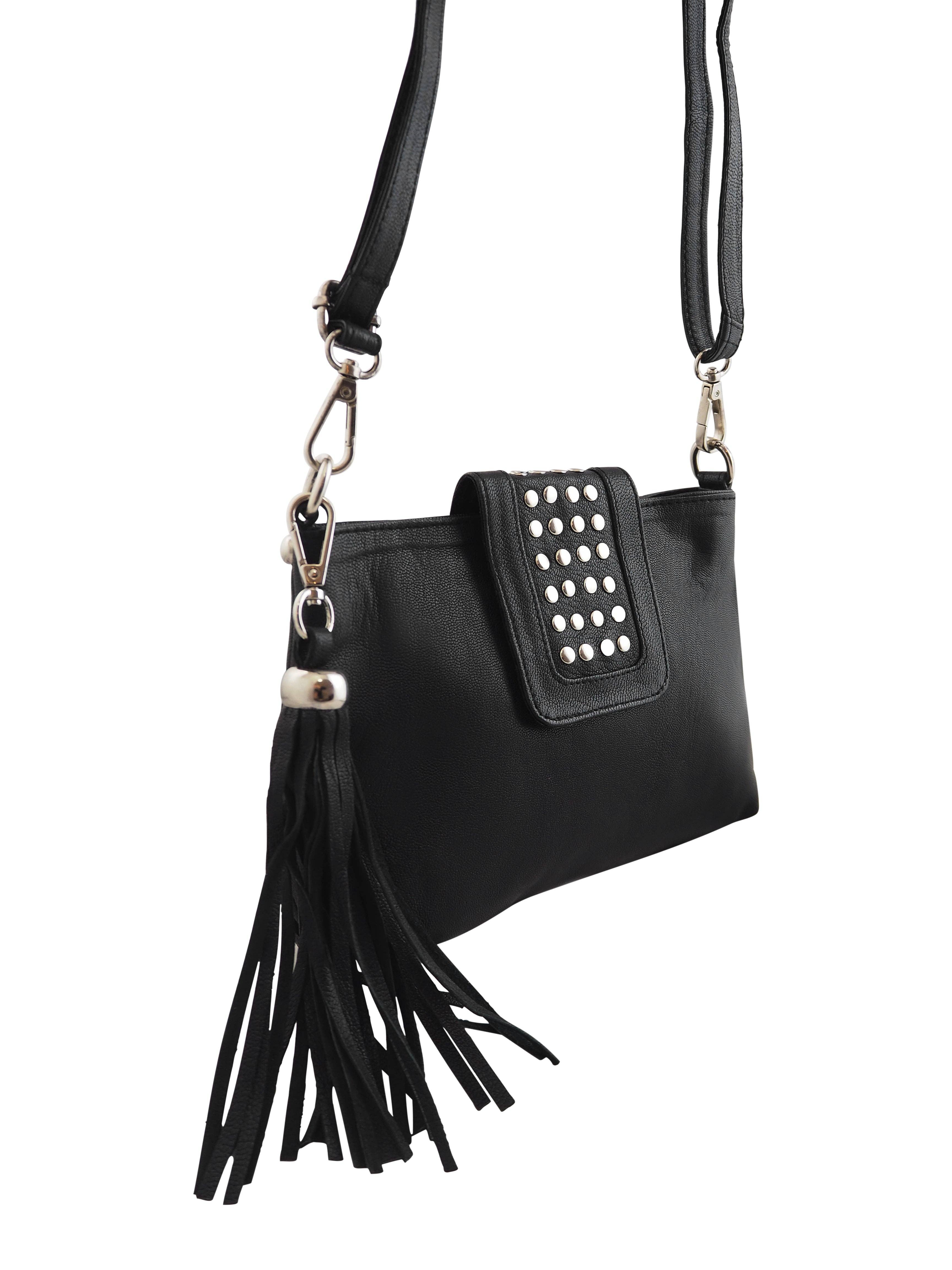 Cadelle Leather - Wholesale Crossbody Bag - Women's - Gigi Crossbody | Black3