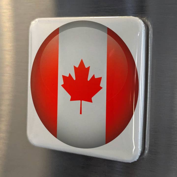 Canada Flag Fridge Magnet for wholesale by PhiloPerse