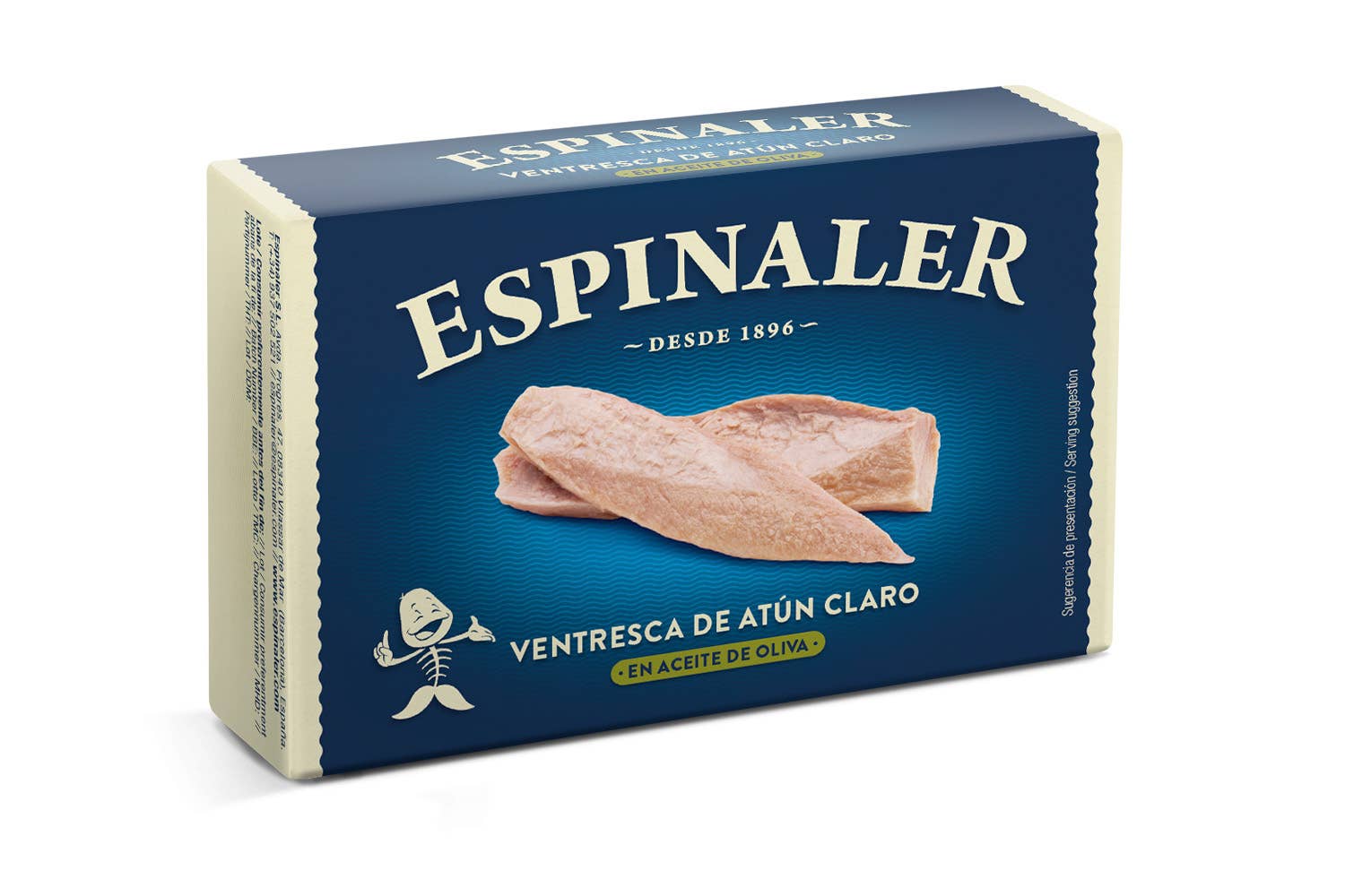 ESPINALER 1896 S.L - Wholesale Tinned Fish - Ventresca Light Tuna Olive Oil ESPINALER OL-1200