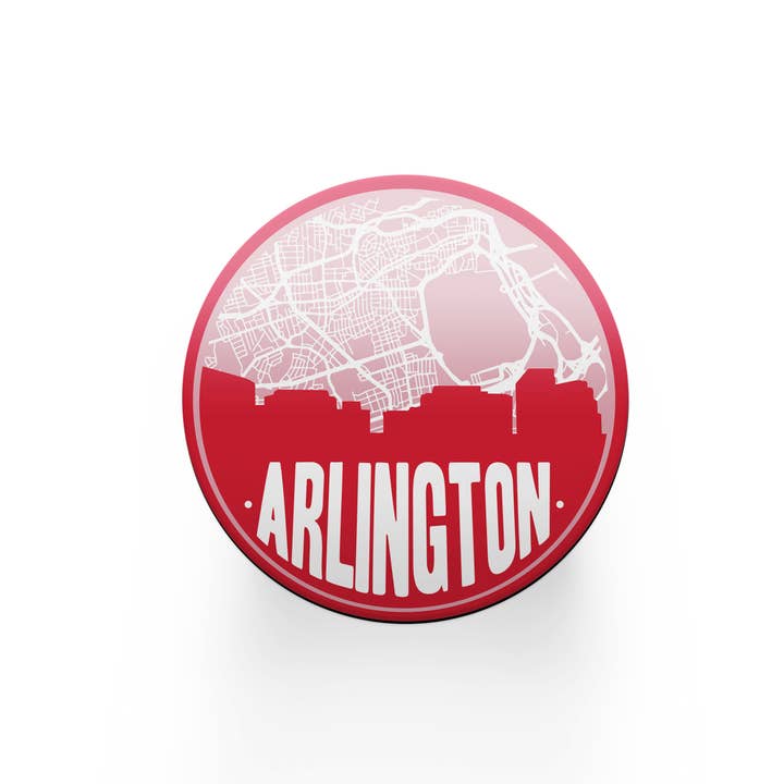Paperfinch Design - Wholesale Coasters - Arlington Virginia set of 4 coasters | Multiple colors6