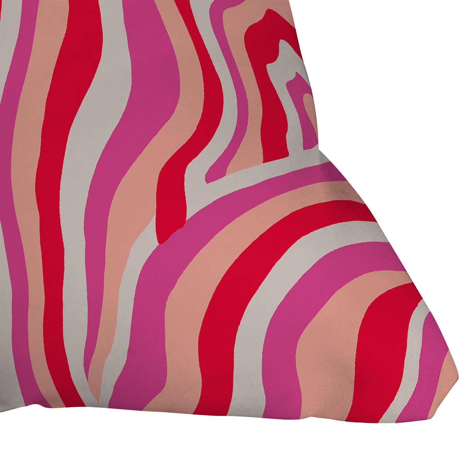 Deny Designs - Wholesale Throw/Decorative Pillow - SunshineCanteen pink zebra stripes Throw Pillow1