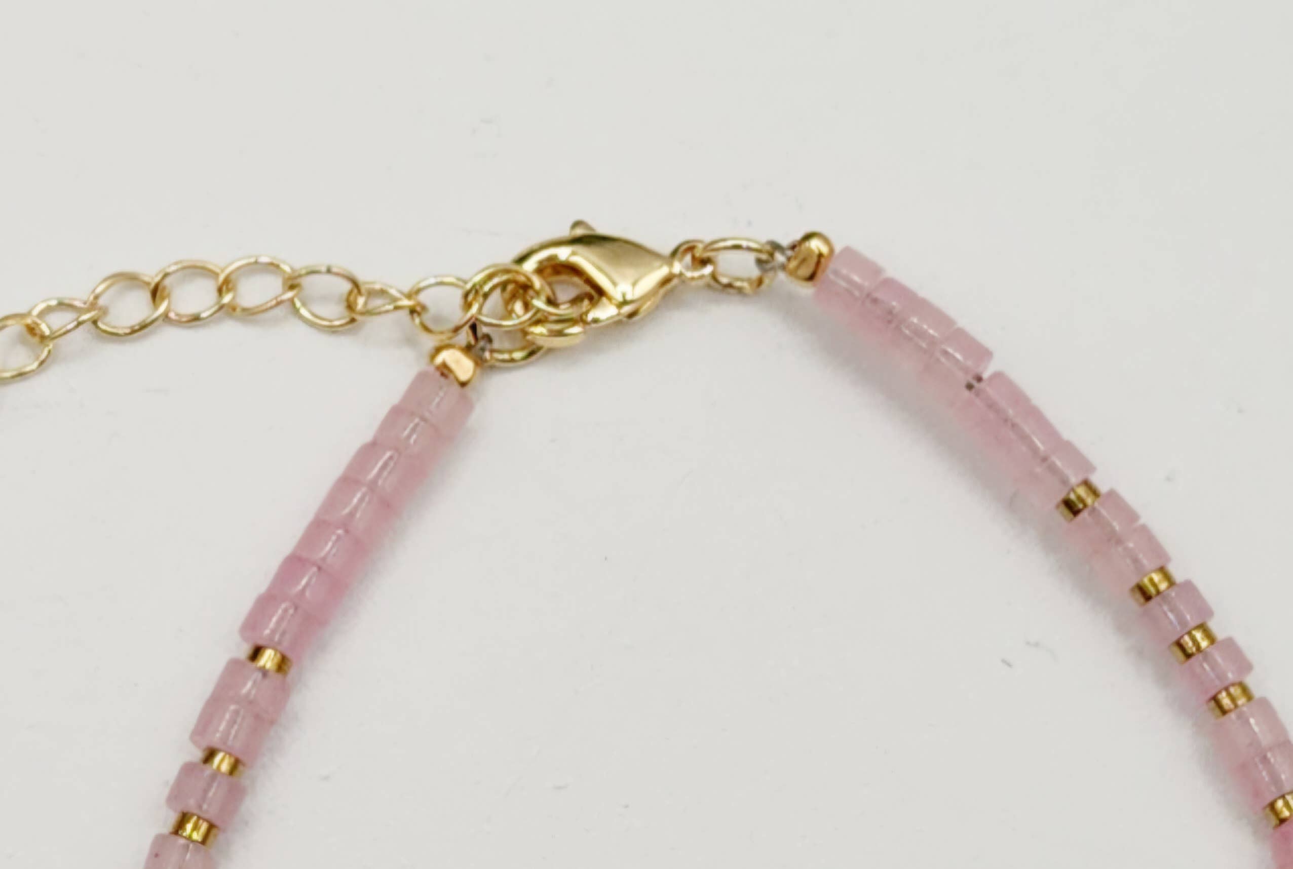 Meraki Gemstones - Wholesale Beaded Bracelet - CANCER HEALING HARMONY-Malachite/Clear/Rose Quartz Bracelet6