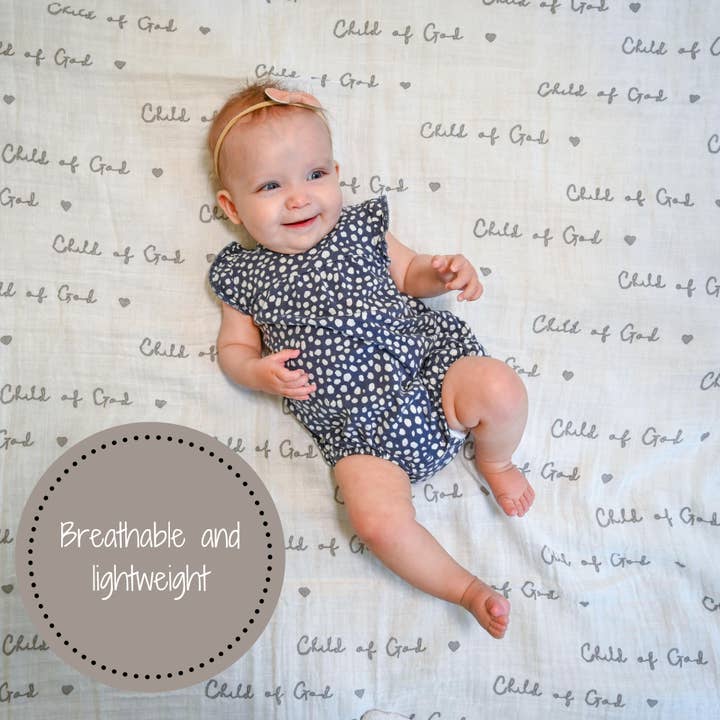LollyBanks - Wholesale Swaddle - Baby - Child of God Baby Blanket