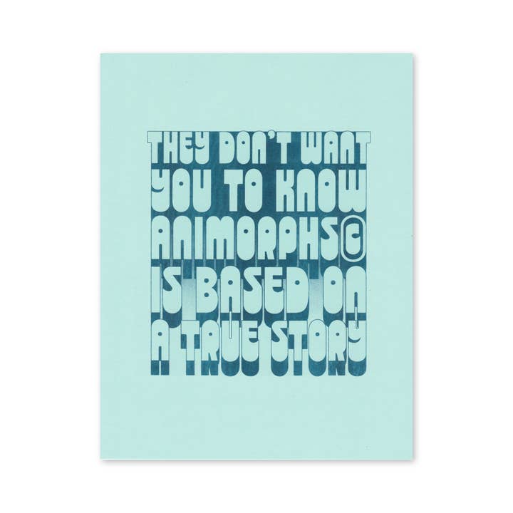 Animorphs Print for wholesale by Big Fog