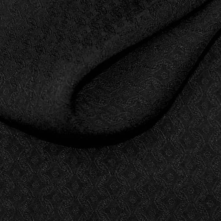Tissu Jacquard Noir Diamant pour Hauts & Décoration Intérieure pour la vente par Radyan Fabrics