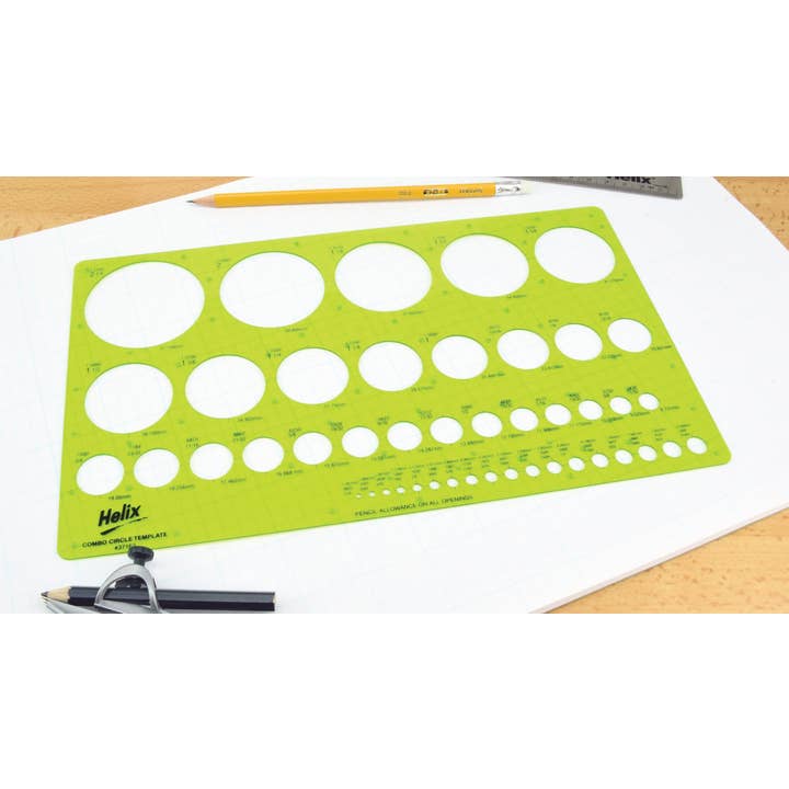 Maped Helix USA - Wholesale Sketchbook/Sketchpad - Combo Circle Plastic Drawing Template