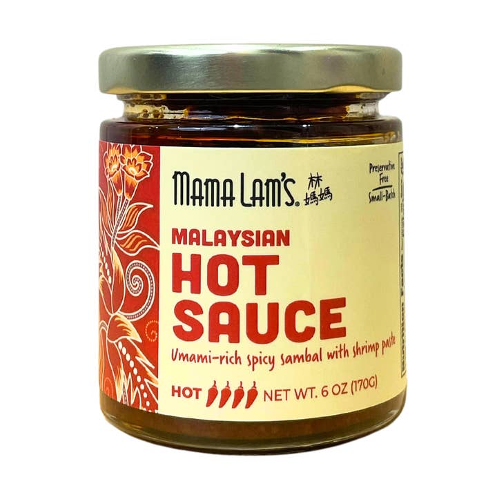 Malaysian Hot Sauce with Shrimp Paste for wholesale by Mama Lam's