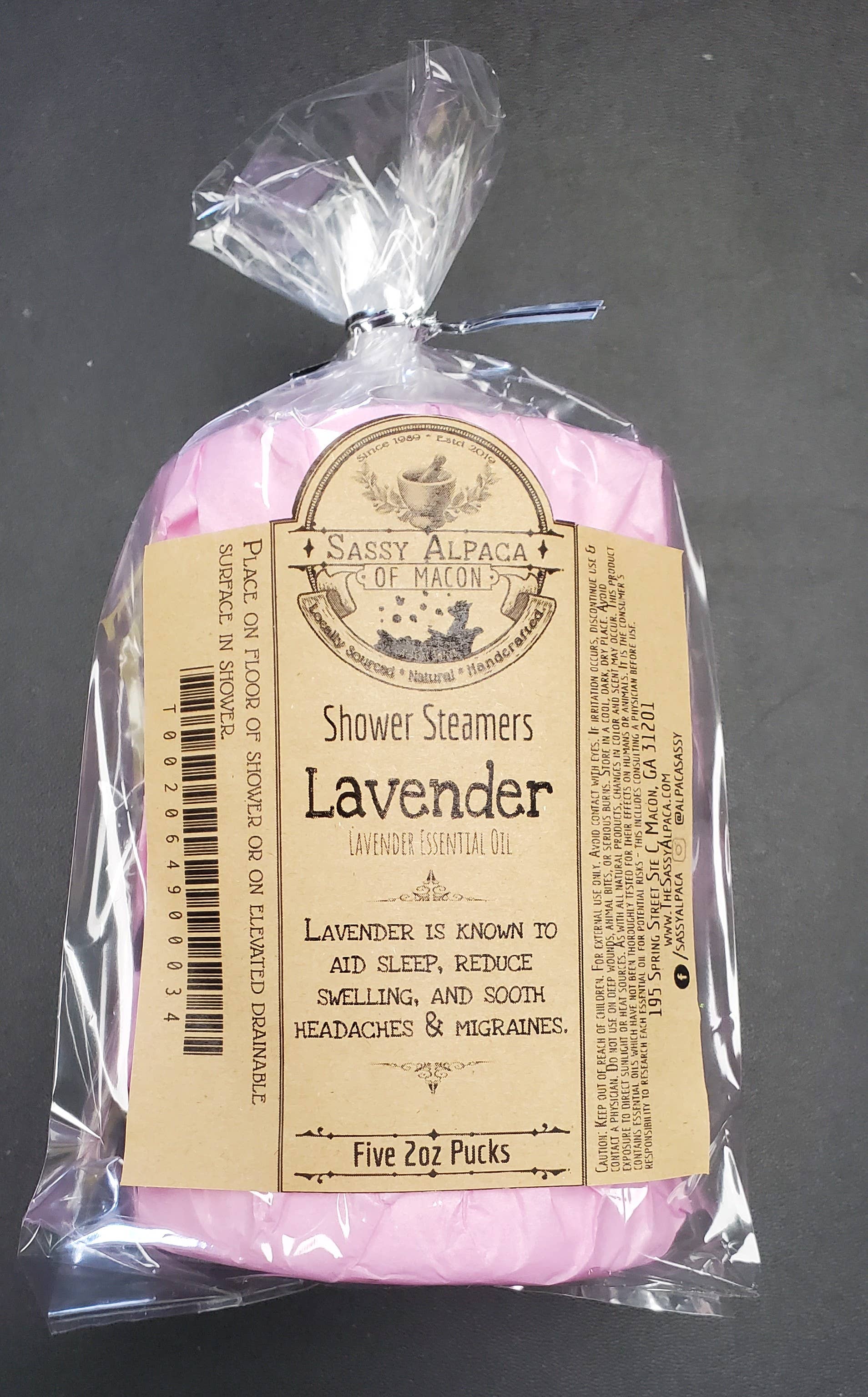 The Sassy Alpaca - Vente Bombe de douche/galet bien-être pour la douche - Pastille effervescente pour douche20