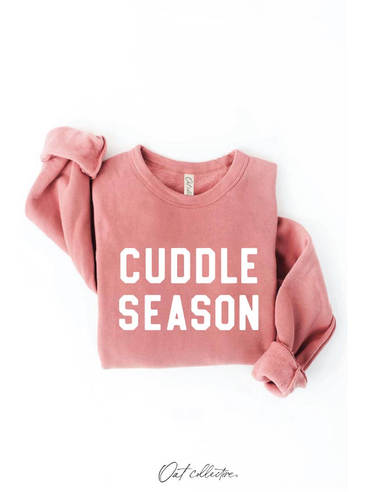 OAT COLLECTIVE - Wholesale Graphic Sweatshirt - Women's - CUDDLE SEASON Graphic Sweatshirt 5