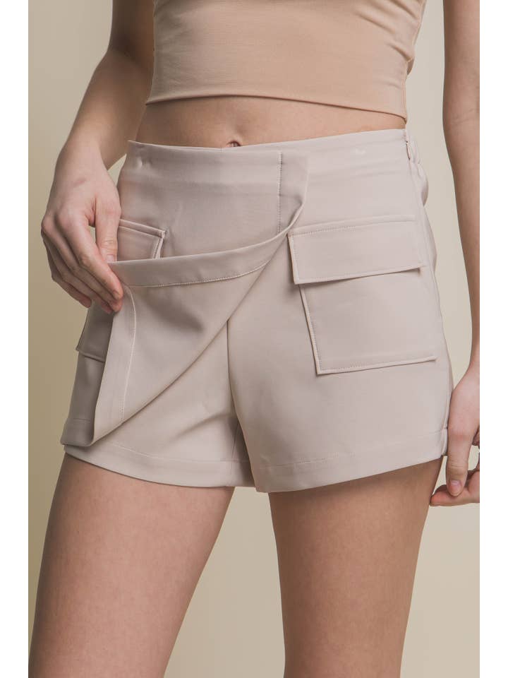 CC Wholesale Clothing – wholesale Skort - Dam – Vertigo Skorts med lastfickor5