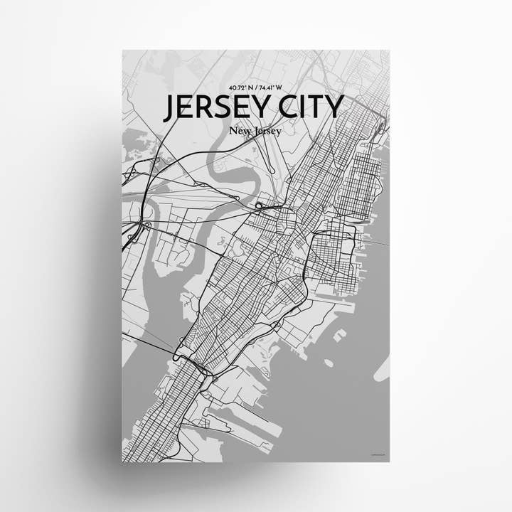 Affiche de la ville de Jersey City pour la vente par OurPoster.com