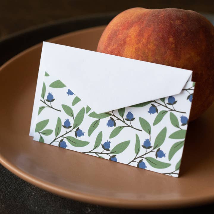 HAZELMADE® Tea Towels + Gifts - Wholesale Stationery/Notecard Set - Blueberry Mini Note Set | Cards1