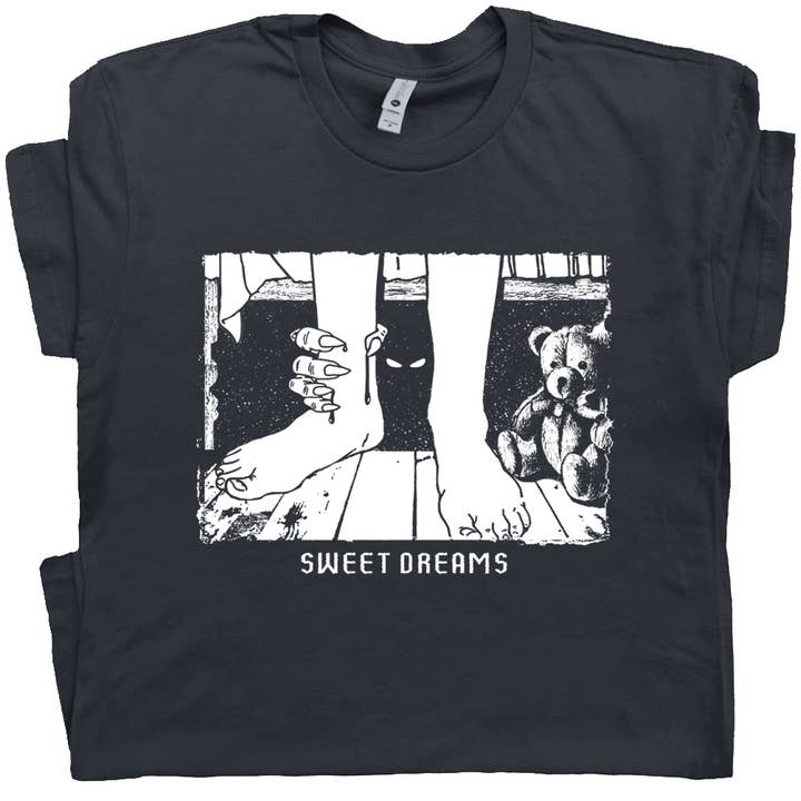 Sweet dreams Creepy Shirt Occult Goth Horror Dark Humor Tee for wholesale by Shirtmandude Co