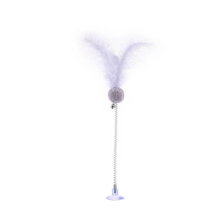 PAWPAWwholesale - Wholesale Pet Toy - Cat - Cat Teaser Wand, Suction Base,Pet Toy_CWMM52092