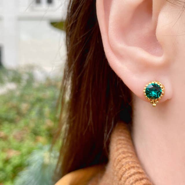 amhé - Wholesale Stud/Post Earrings - Sixtine Beads - miyuki / crystals