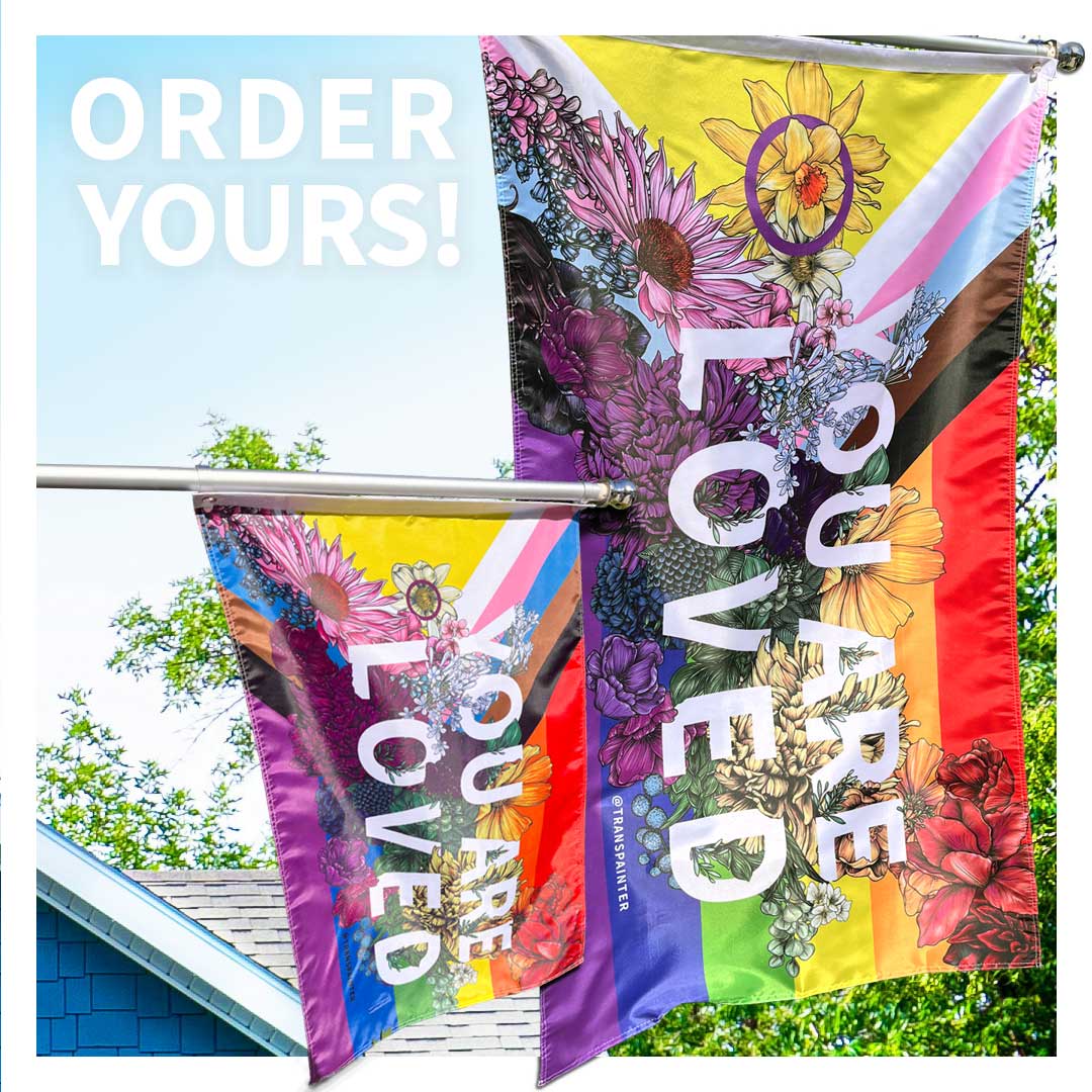 Transpainter - Wholesale Flag - You Are Loved Flag | LGBTQ Rainbow Pride Flag12