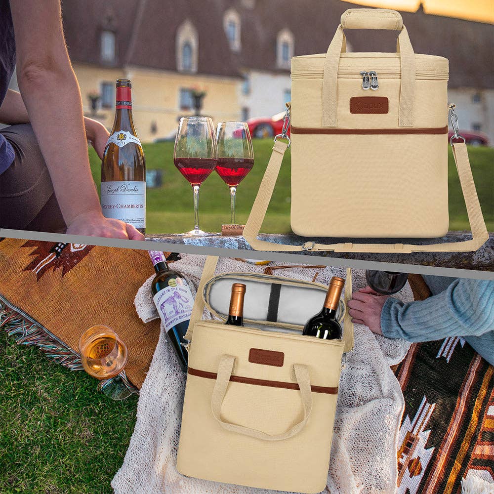 OPUX - Wholesale Wine Tote - 3 Bottle Wine Carrier Bag9