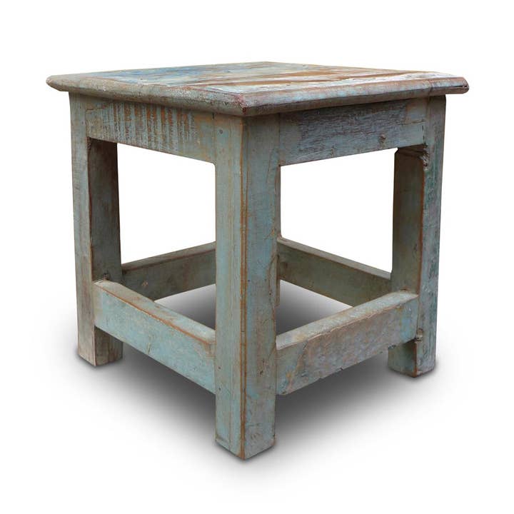 Babyhocker Türkis/Grau/Grün für den Großhandel von Nature and Style Wohnkultur Import GmbH