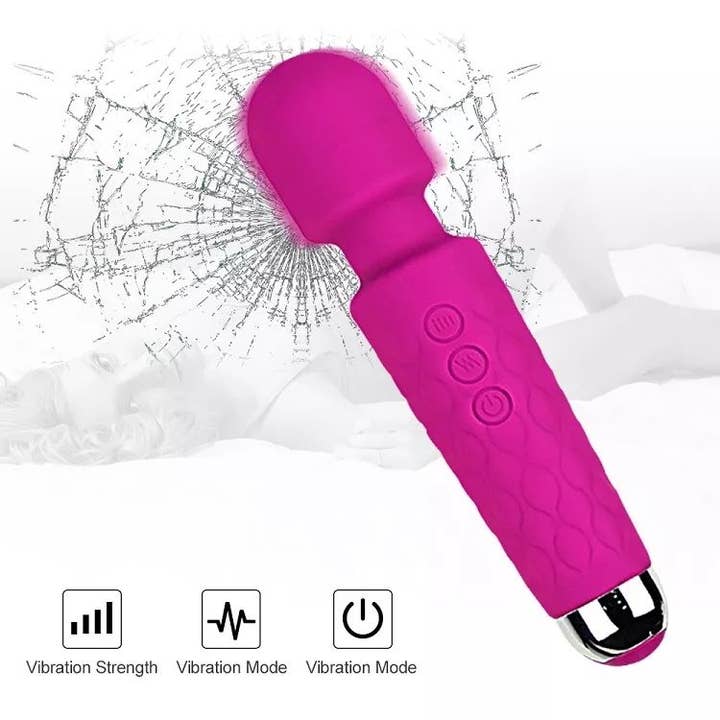 Mix Match Colors 20 Speed Waterproof Wand Vibrator for Women Massage Toy for wholesale on Faire3