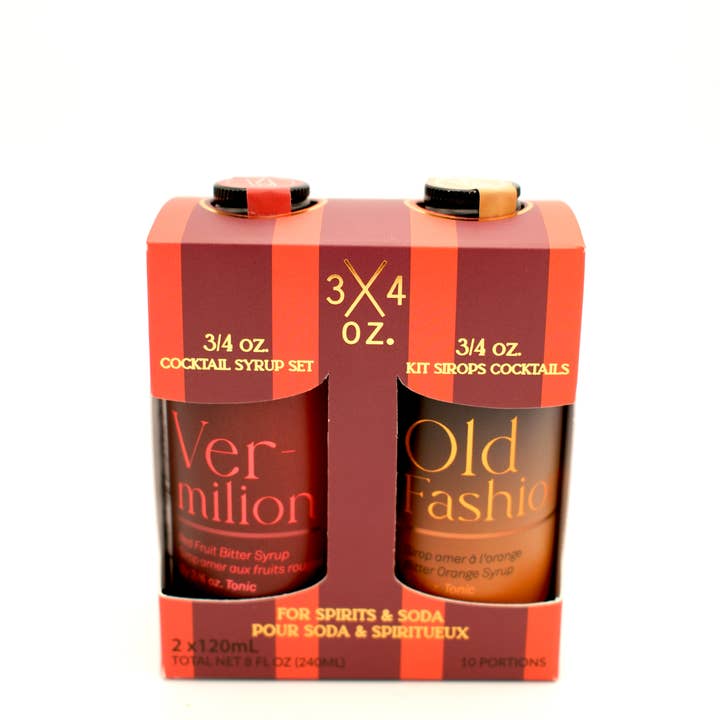 3/4 oz. Tonic - Wholesale Cocktail Mix/Syrup - 2 Pack Mixer Set1