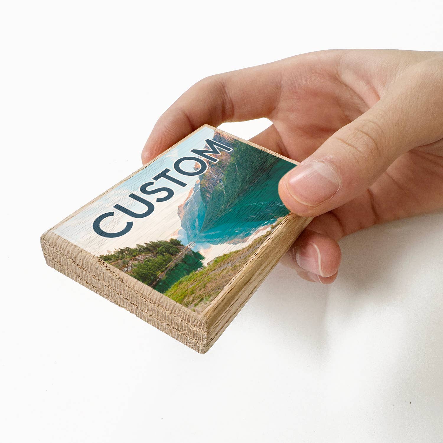 Hangout Home – wholesale Magnet – Custom Location Wood Fridge Magnets - Any Custom Image1