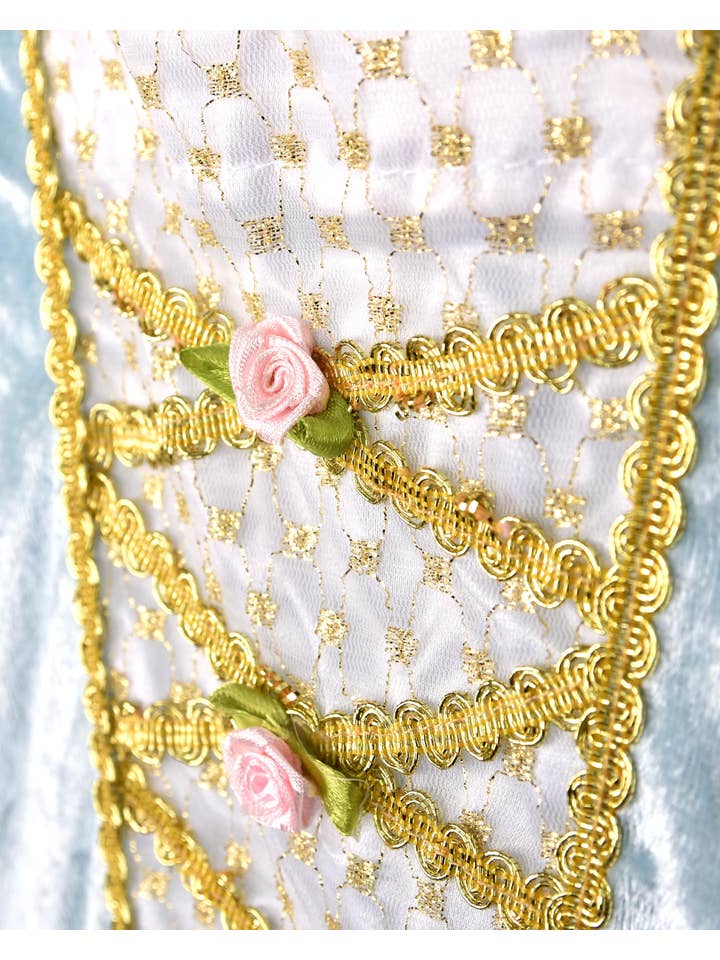 Den Goda Fen – Großhandel Kostüm – Kinder – Princessdress Velvet Hellblau 98-104 Cl 2-4 Jahre2