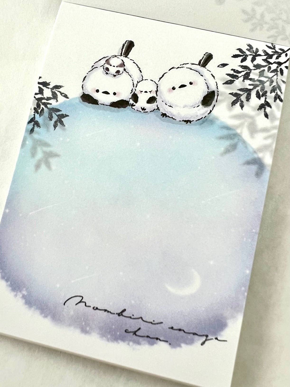 BCmini - Wholesale Notepad - 114510 Snow Birds Moon Mini Notepad-104
