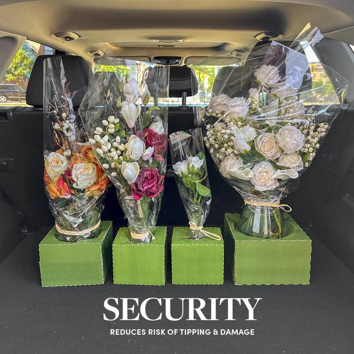 Jacobson - Wholesale Gift Box - 100PK - 5.5"L Pop Up Floral Delivery Box for Vase Transport5