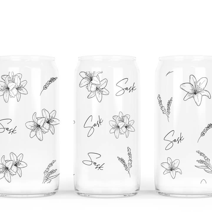 DIYxe – Copo/caneca por atacado – Sask Pattern Lata de Vidro c/ Tampa de Bambu | Lata de Vidro Saskatchewan1