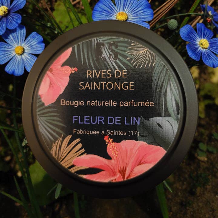 Vela natural de flor de lino para venta al por mayor de RIVES DE SAINTONGE