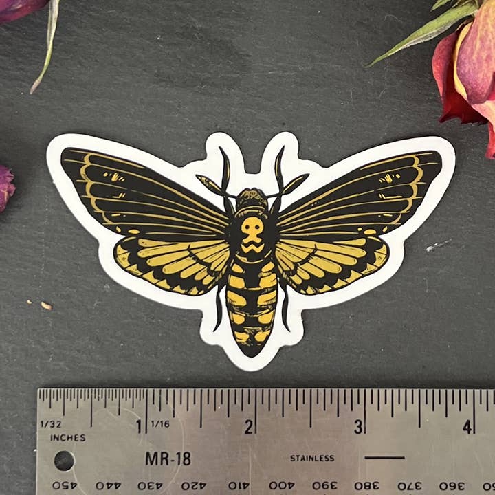 Moth Sticker | Insect | Decals | Gifts for wholesale by Counter Couture