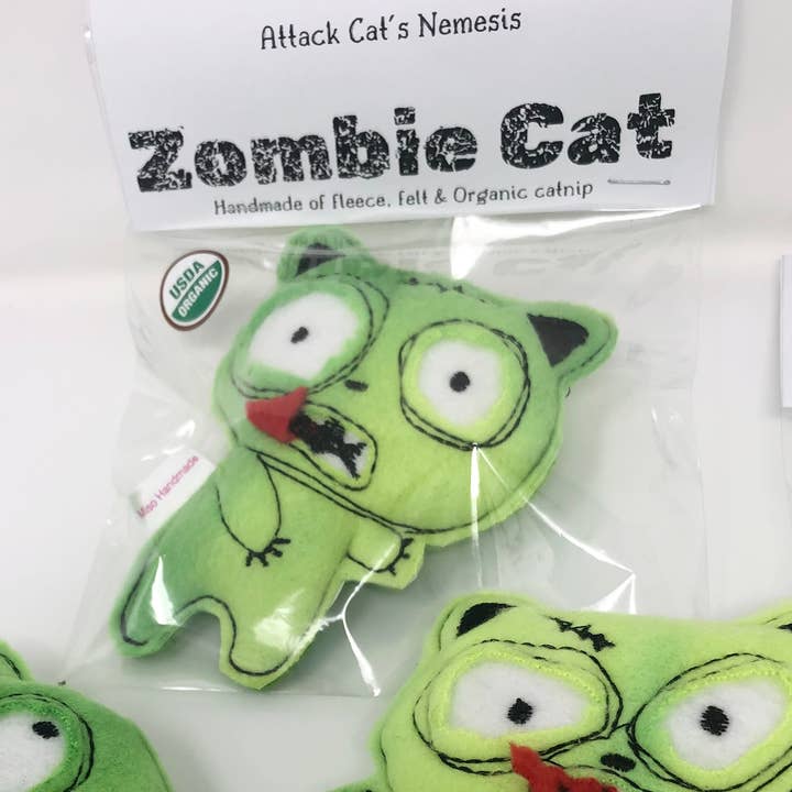 Miso Handmade - Wholesale Pet toy – Cat - Zombie Cat Catnip Toy0