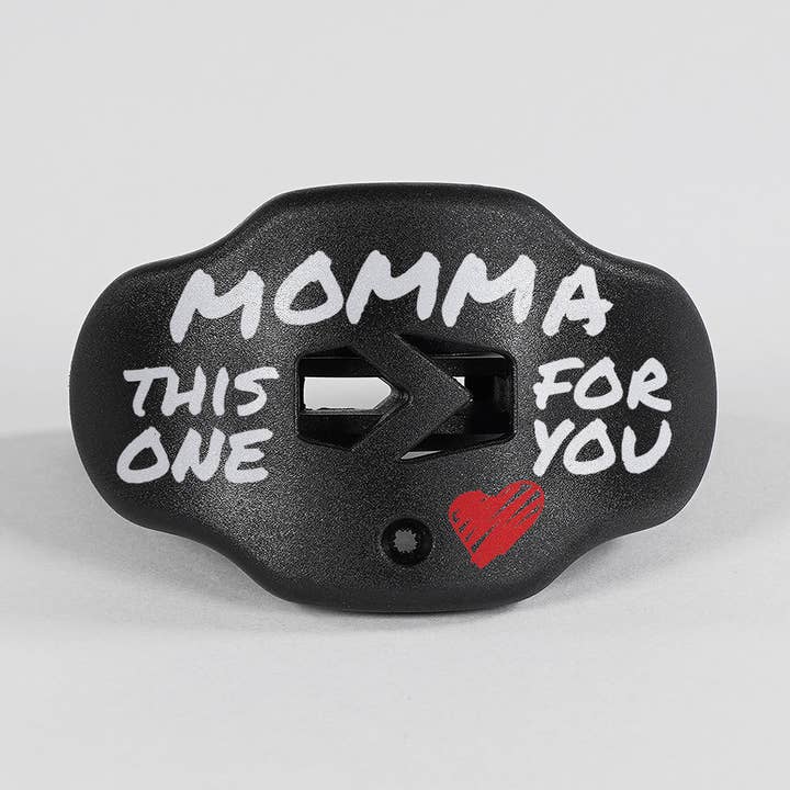 Momma Black Football Mouthguard for wholesale by Sleefs