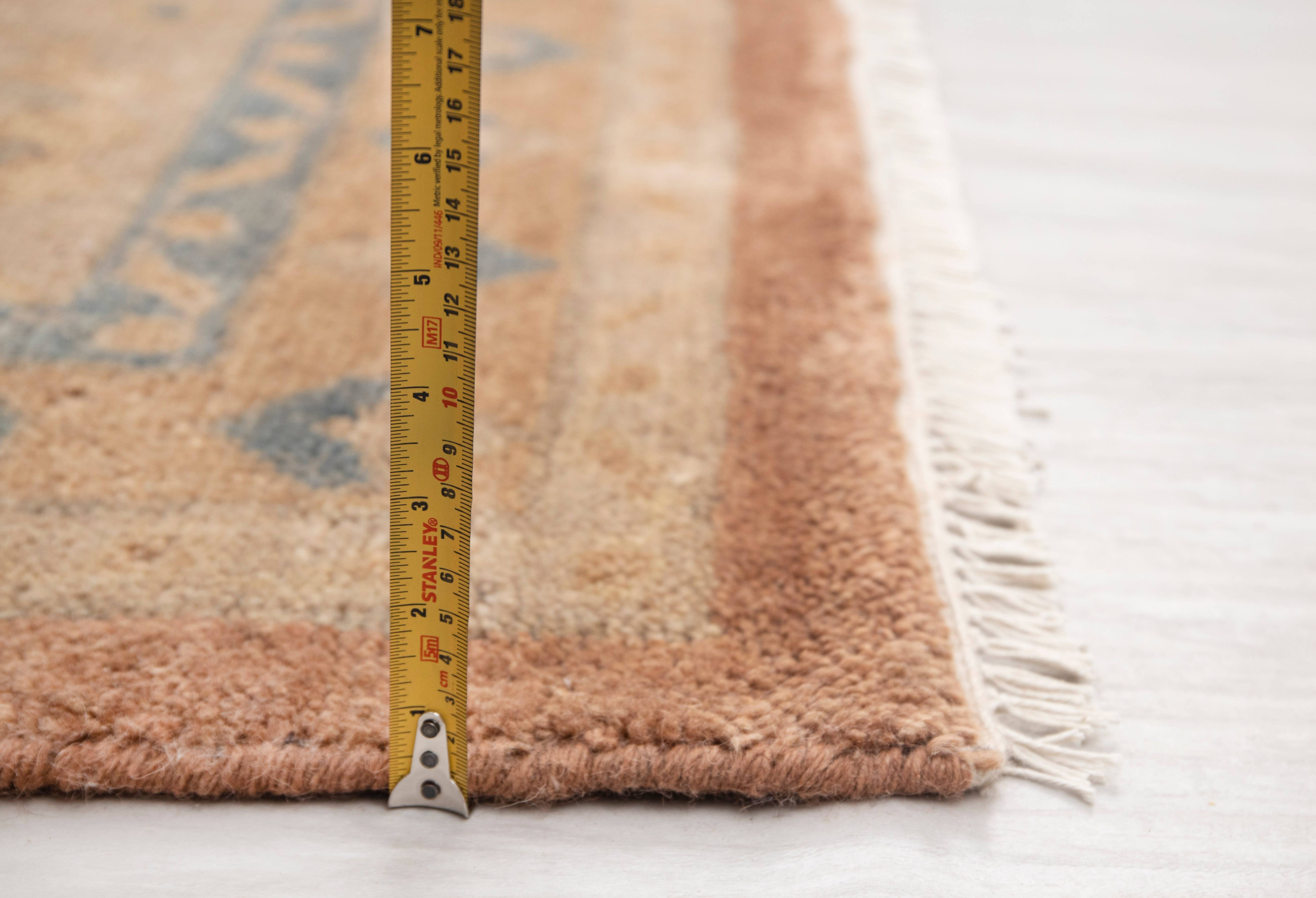 Aesthetic Homes LLC - Vendita all'ingrosso Tappeto - Tappeto Oushak in Lana Ruggine Tan Annodato a Mano Lana Morbida SE-1067