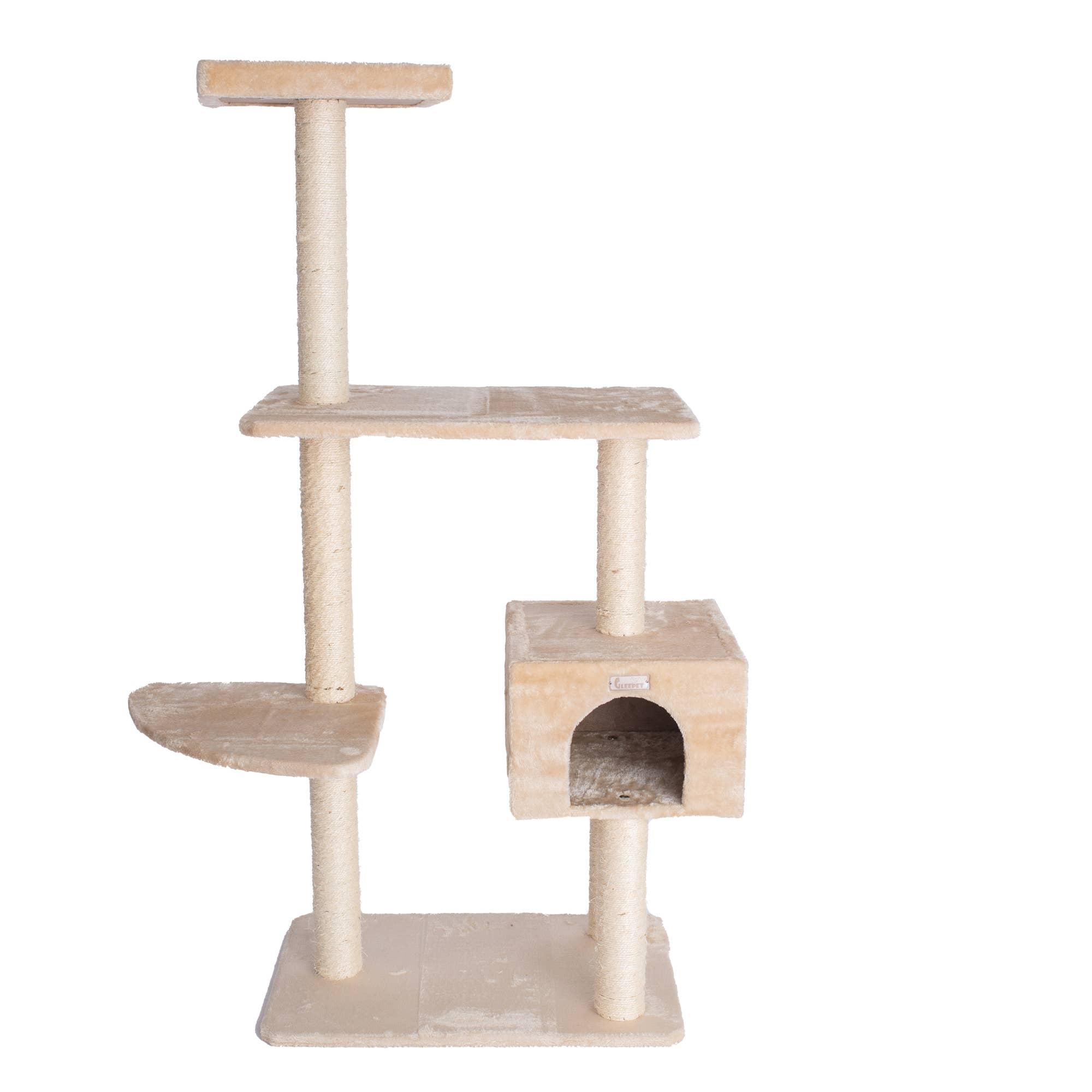 Armarkat - Wholesale Pet Scratcher - Cat - GleePet 57-Inch Cat Tree  Real Wood Cat Perches Bge3