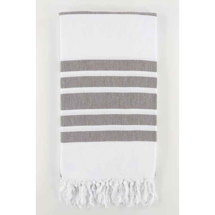 Premium Turkish Herringbone Pattern Towel for wholesale by TURKISH LINEN & TOWELS