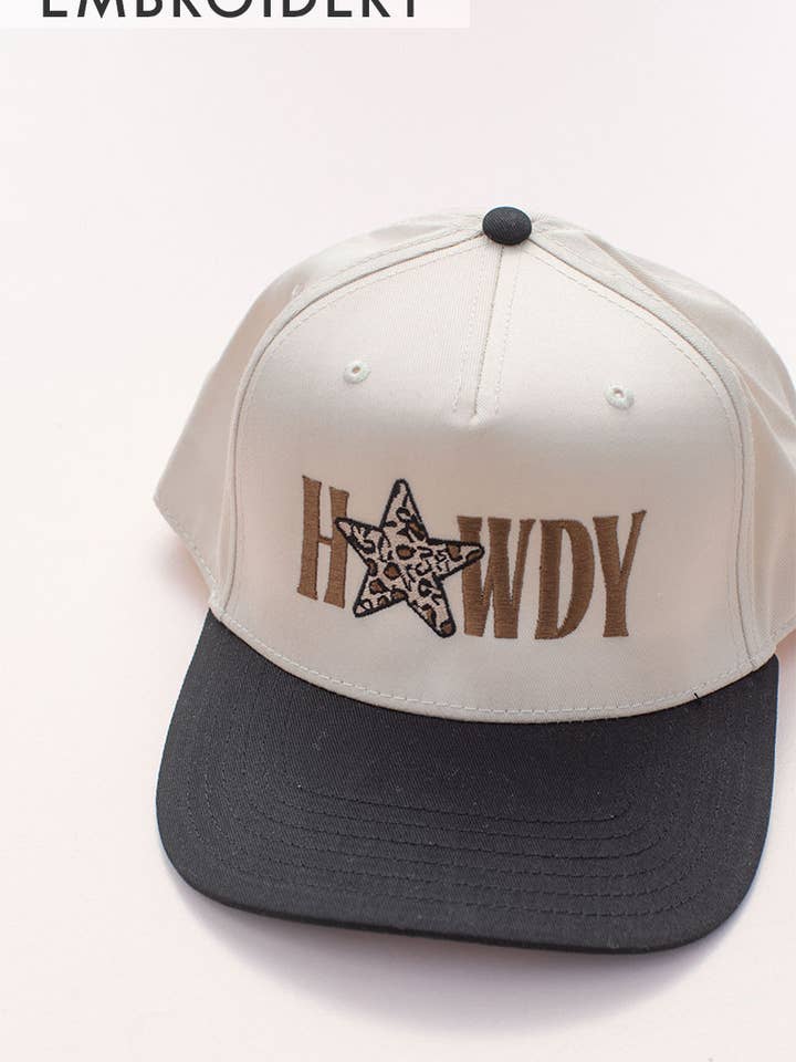 Embroidery Western Howdy Trucker Hat for wholesale by Space 46 Wholesale