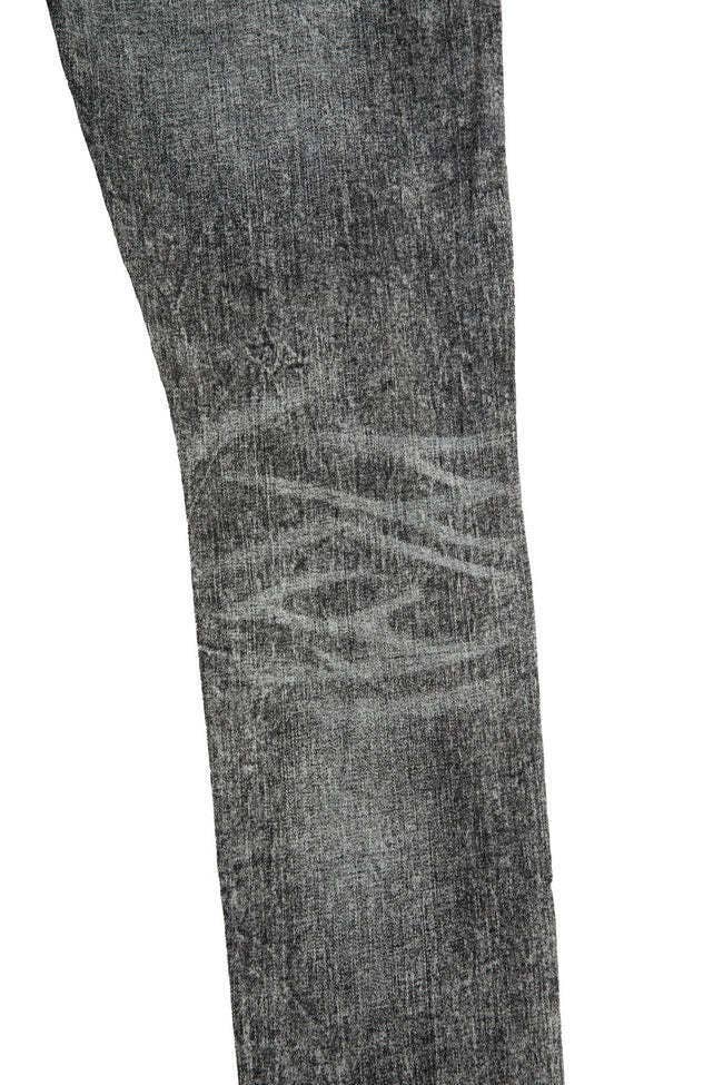 Acide Noir Jean denim déchiré et usé pour homme - Noir délavé acide en vente sur Faire3