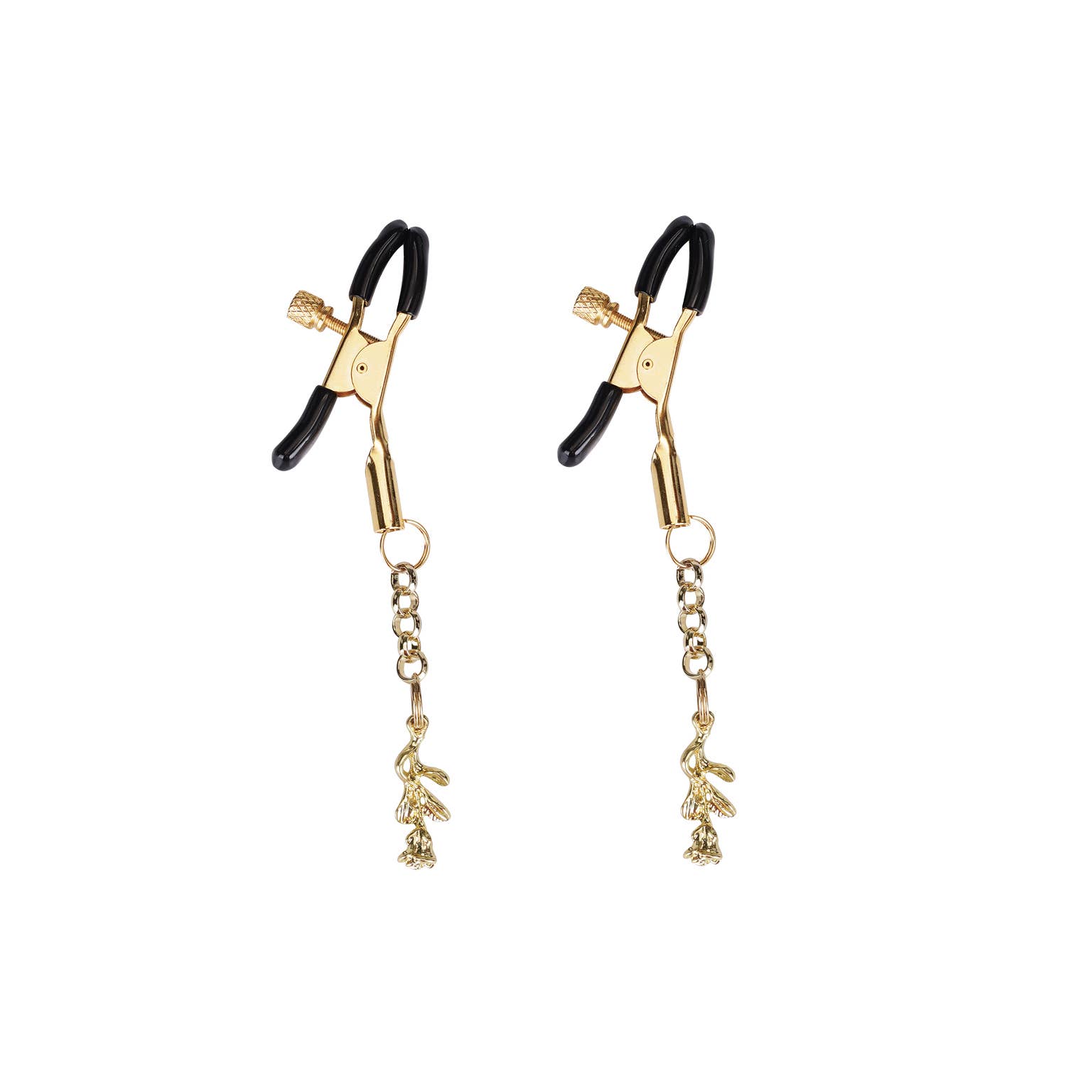 Liebe Seele - Wholesale Sex Toy - Gold Nipple Clamps (Two Pieces A Set)6