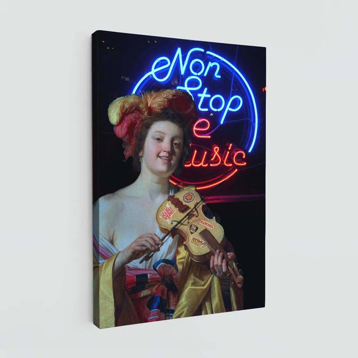 Non Stop The Music canvastryck för wholesale av Dikhotomy