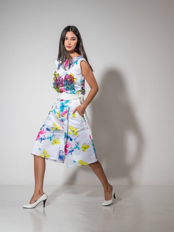 CROSS BACK TOP for wholesale by Samar Murad