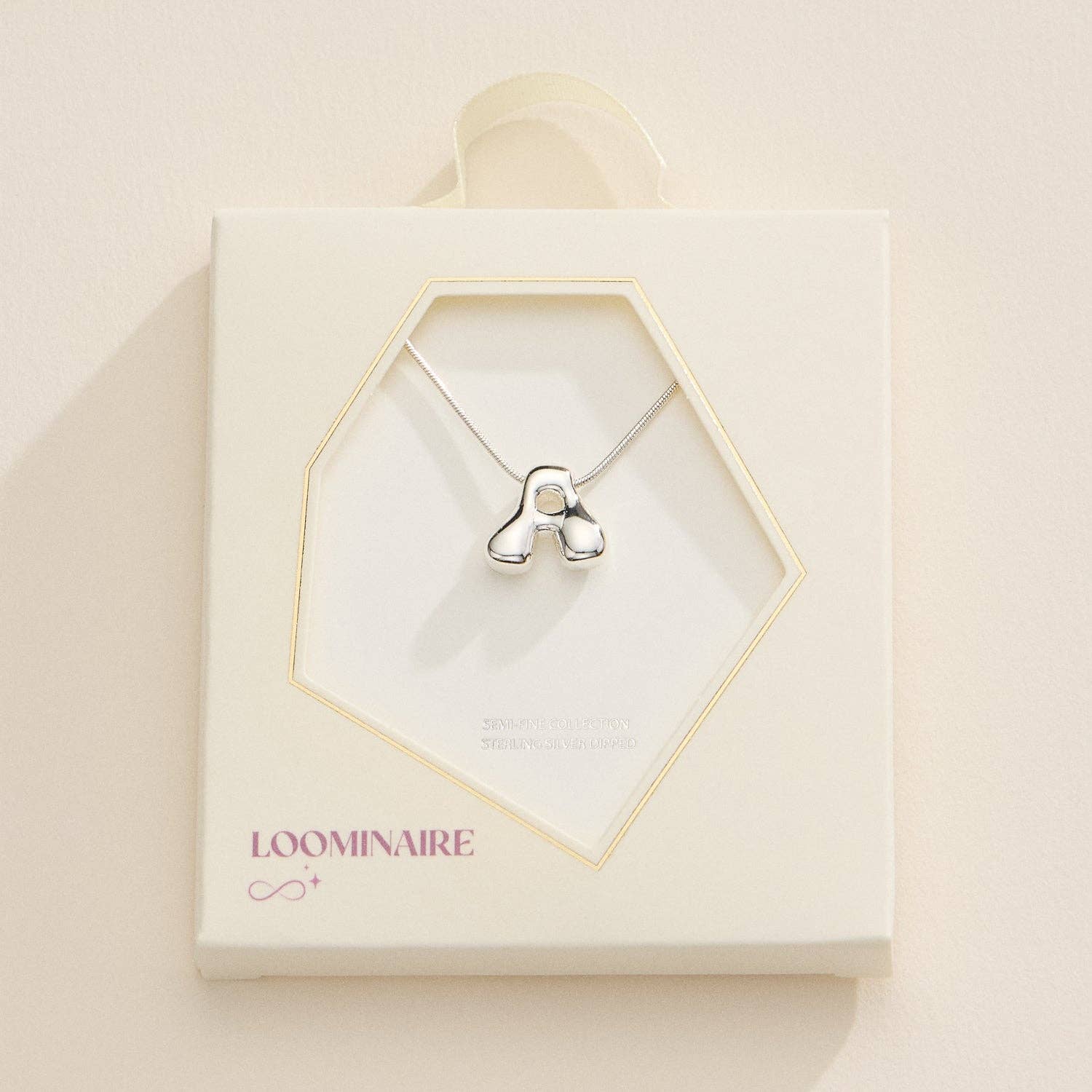 Frem - Wholesale Pendant/Charm Necklace - 16 Assorted 18K Gold Dipped Bubble Initial Necklace35