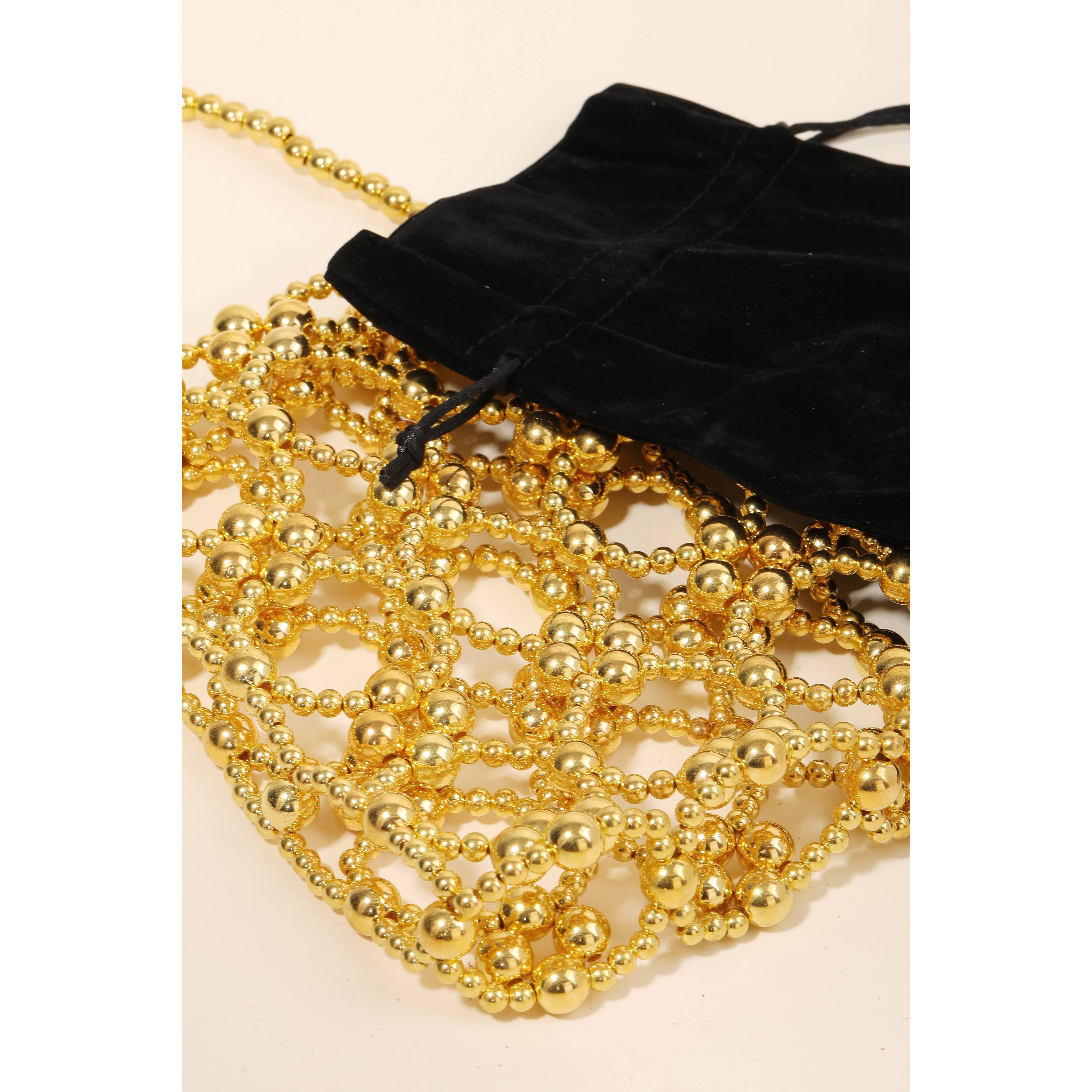 Anarchy Street – wholesale Axelremsväska – Dam – Bollpärlsmodeväska4