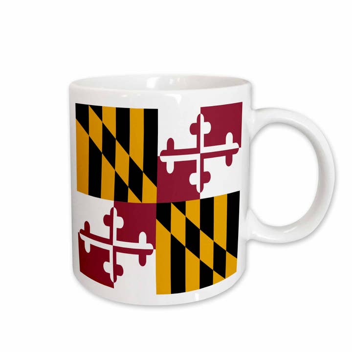 11oz Mug State Flag of Maryland - US American - Heraldic ban for wholesale by 3dRose